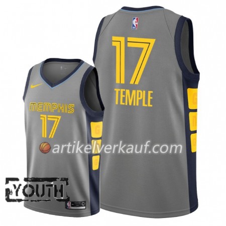 NBA Memphis Grizzlies Trikot Garrett Temple 17 2018-19 Nike City Edition Grau Swingman - Kinder